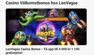 Leovegas ny bonuserbjudande