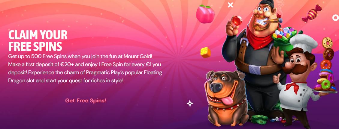 Mount Gold Casino Bonus